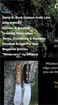 Mobile Screenshot of drbeckknives.com
